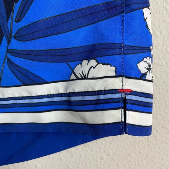 Orlebar Brown Bulldog Men's Size 38 Board Shorts Blue White Floral - Picture 5 of 10